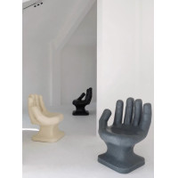 ราคา JAOKHONGBAAN ARMCHAIR เฟอร์นิเจอร์เก้าอี้นั่งรูปมือ เทา (12534618)