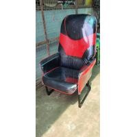 ราคา OA1design (เบาะกว้าง55ซม.) เก้าอี้ขาเหล็ก รุ่น master โซฟาเดี่ยว พนักเอนได้ เก้าอี้คอม ดำ/แดง (12562411)