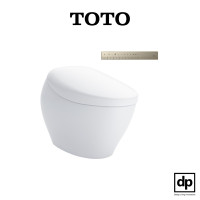 ราคา TOTO สุุขภัณฑ์์ชิ้นเดียวพร้อมฝารองนั่งและระบบชำระล้างอัตโนมัติ รุ่น Neorest NX2 สีนิกเกิ้ลปัดลาย (12493060)