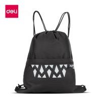 ราคา Deli กระเป๋ากีฬา รุ่น FZ10 กระเป๋าหูรูด ถุงกันน้ำ กันน้ำ หูรูด สะพายหลัง ถุงผ้า Drawstring Backpack แบบมีกระเป๋าหน้า (12495460)