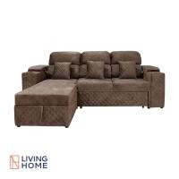 ราคา Livinghome Furniture โซฟา L-Shape 3 ที่นั่ง รุ่น HUNTER ผ้าฮอลแลนด์ สีน้ำตาล สีน้ำตาล เบดขวา ต่างจังหวัด (12489269)