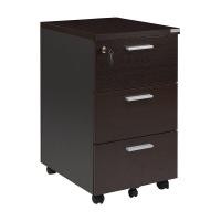 ราคา Index Living Mall ตู้เอกสารล้อเลื่อน 3 ลิ้นชัก รุ่นแอลบา ขนาด 40 x 50 x 70 ซม. โมดิโอ๊ค/ดำแอนทราไซต (12482621)