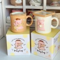 ราคา PP Home แก้วน้ำ SIMPLEMILL X LULU ของแท้ แก้วมัค กาแฟ มีฝาปิด เซรามิค ceramic ของขวัญ แก้วน่ารัก gift Mug cup LULU Baguette 330 ML (12484336)