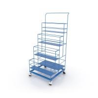 ราคา Kefva ชั้นวางขวดน้ำมัน ชั้นวางขวด 4ชั้น มีล้อ ขนาด44x44x96cm ชั้นวางน้ำมันแบ่งขาย ชั้นวางขวดน้ำอัดลม ใส่ขวดได้16-20ขวด น้ำเงิน (12507277)