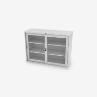 ราคา LUCKYWORLD ตู้บานเลื่อนกระจกเตี้ย KSG-120 สีเทาทราย (12498427)