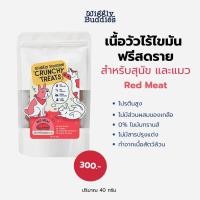 ราคา wiggly buddies ขนมฟรีสดราย สูตรเนื้อวัวไร้ไขมัน สำหรับสุนัขและแมว Jumbo 40 g. (12501379)