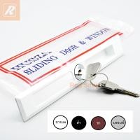 ราคา มือจับบานเลื่อนHUSZA มือจับประตูหน้าต่างอลูมิเนียม มือจับกุญแจ อลูมิเนียม (12511186)