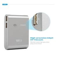ราคา PISEN แบตสำรองแท้ 7,500 mAh พาวเวอร์แบงค์ Power Station รุ่นTS-D071 Dual USB คู่ 5V-2A ชาร์จเร็ว เก็บประจุเต็มที่ พกพาสะดวก ฟรี!!สาย Micro USB - สีเทา (12511295)