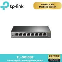 ราคา Easy Smart Switch TP-Link SG108E 8-Port Gigabit Unmanaged Pro Switch normal (12523029)