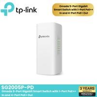 ราคา TP-Link SG2005P-PD Omada 5-Port Gigabit Smart Switch with 1-Port PoE++ In and 4-Port PoE+ Out normal (12523266)