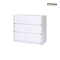 ราคา Carter the Cabinet - ตู้ลิ้นชักเก็บของอเนกประสงค์ 3 ชั้น ขอบสีฟ้า (12524287)