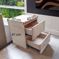 ราคา Me Na Wood ลิ้นชัก 2 ชั้น ตู้เก็บของสำเร็จรูป ประกอบเรียบร้อย ลิ้นชักไม้อเนกประสงค์ งานไม้เคลือบเงาใส (12524708)
