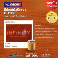 ราคา Beger เบเยอร์ วูดสเตน สีย้อมไม้ ชนิดเงา 0.946 ลิตร สีทาไม้ สีย้อมไม้ ภายนอก และภายใน G-1906 สีไม้มะค่า (12519482)