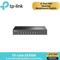 ราคา TP-LINK 10G Desktop Rackmount Switch สวิตซ์ 10 Gigabit Port สามารถต่อแล้วใช้งานได้เลย TL-SX1008 (12523027)