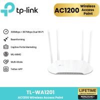 ราคา TL-WA1201 AC1200 Dual-Band WiFi เราเตอร์ 4 เสาสัญญาณประสิทธิภาพสูงด้วยเทคโนโลยี Beamforming normal (12523157)
