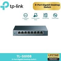 ราคา TP-LINK TL-SG108 SWITCH HUB สวิตซ์ฮับ 8 PORTS GIGABIT PORT IN METAL CASING 10 100 1000Mbps normal (12523263)