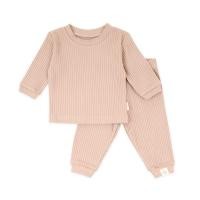 ราคา Little22 Minimal Pajamas เสื้อผ้าเด็ก ชุดเข้าเซท เสื้อแขนยาว กางเกงขายาวผ้าร่อง Salmon,1T (12538961)