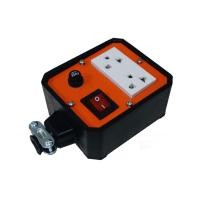 ราคา JPS บล๊อคยางพาราแท้ 2 ช่องเสียบ สวิตซ์แลมป์มีไฟ ฟิวส์หลอดแก้ว 4x4 -L ปลั๊กสนาม ส้ม (12544143)