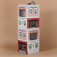 ราคา Kittenbox บ้านแมว คอนโดแมว 5 ชั้น มีดาดฟ้า Tower Series Paris (12524622)