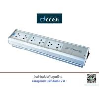 ราคา CLEF AUDIO POWER BAR6 อุปกรณ์จ่ายกระแสไฟฟ้า Audio Power Distribution ลดสัญญาณรบกวน SILVER COLOR (12552000)