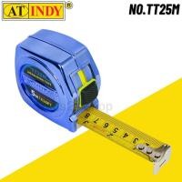 ราคา AT INDY ตลับเมตรชุบโครมเมี่ยม ขนาด 5 m. x 16FT No.TT25M สีน้ำเงิน (12556475)