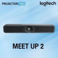 ราคา Logitech MeetUp 2 All-in-One USB Conference Room Camera, Compact Video Bar with Built-in AI Features, Works with Microso (12565454)