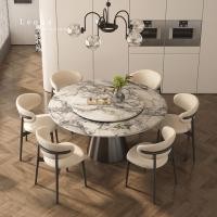 ราคา Lequa.furniture โต๊ะอาหาร top หินอ่อน 4-8 ที่นั่ง โต๊ะทานข้าว ส่งฟรี 120 cm. (12561966)