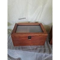 ราคา Naijanshop กล่องเก็บของ หีบเก็บของ ลังไม้ ที่เก็บเครื่องประดับ ขนาด 20x30 สุง 15 ซม. กระจกลอน (12565670)