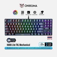 ราคา ONIKUMA HARU Lite TKL Mechanical Gaming Keyboard คีย์บอร์ดเกมมิ่ง 89 ปุ่ม พร้อม Nampad #Qoomart BlueSW (12551317)