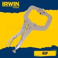 ราคา IRWIN คีมล็อคตัวซีปลายหมุนได้ ขนาด 4 นิ้ว (100 mm.) No.T165EL4 No.4SP Normal (12557997)