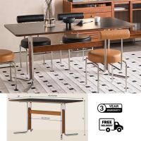 ราคา Bunise ชุดโต๊ะอาหารไม้ยางพารา รุ่น โต๊ะขนาด SD61 140/160/180x90x75CM สีโอ๊ค 6-8 ที่นั่ง โต๊ะอาหารสี่เหลี่ยมจัตุรัส 160*80*75CM Black (12564338)