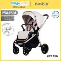 ราคา EMBIX รถเข็นเด็ก รุ่น PRIVA UPLINEเข็นได้ 2 ทิศทาง ปรับที่นั่งขึ้นลงได้ 3 ระดับ Wood ivory (12570445)