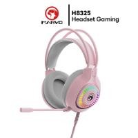 ราคา THREE B INTERTRADE Marvo H8325 PK Headset Gaming RGB หูฟังเกมมิ่งสีชมพูมีไมค์โครโฟน ไฟ RGB normal (12572492)