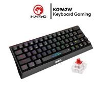 ราคา THREE B INTERTRADE Marvo KG962W Gaming mechanical keyboard Red Switch RGB 12 Mode [Key EN] คียร์บอร์ดเกมมิ่งเรดสวิตซ์ normal (12572504)