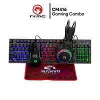 ราคา THREE B INTERTRADE Marvo CM416 4 IN 1 Gaming Combo ชุดอุปกรณ์เล่นเกม 4 In 1 ครบชุด normal (12572515)