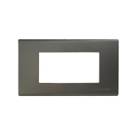 ราคา Panasonic WEG6803MH WIDE SERIES ฝาพลาสติกสีเทา 3 ช่อง (12577691)