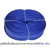 ราคา papamami เชือกผ้าถักทอ PP แบน รุ่น กว้าง 19มม. 1 ม้วน (100เมตร) สีน้ำเงิน (12538770)