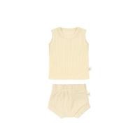 ราคา Little22 Set Minimal Tank Top เสื้อผ้าเด็ก ชุดเซท (เสื้อกล้ามกางเกง) Ivory,1T (12538856)