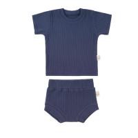 ราคา Little22 Set Minimal Top เสื้อผ้า ชุดเด็ก(เสื้อคอกลม กางเกง) ผ้านิ่มเนื้อนุ่มไม่หนานะคะใส่สบายยืดได้อีกเยอะมาก Navy,1T (12538923)