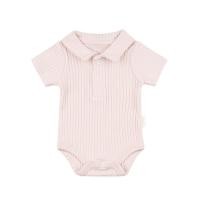 ราคา Little22 (New Color 2024) Newborn Polo Bodysuit โปโลบอดี้สูทเด็กแรกเกิด บอดี้สูทเด็กอ่อน ชุดโปโลเด็ก Rosé,Newborn (12539025)