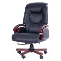 ราคา AS Furniture / ATOM (อะตอม) เก้าอี้สำนักงาน โครงขาไม้ เบาะหนัง (12548019)
