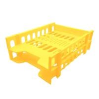 ราคา ORCA กะบะพลาสติก 2 ชั้น (รุ่นA2) สำหรับใส่กระดาษ A4 ผลิตจากพลาสติกคุณภาพดี แข็งแรงทนทาน สามารถวางซ้อนกันได้ เหลือง (12561046)