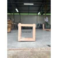 ราคา Phattara Wood วงกบพัดลมดูดอากาศ วงกบช่องลม ขนาด10นิ้ว ไม้เนื้อแข็ง (12541611)
