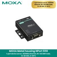 ราคา MOXA NPort 5110 1-port device server, 10 100M ethernet, RS-232 DB9 male, 12-48 VDC, 0-55°C normal (12522996)