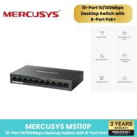 ราคา MERCUSYS MS106LP 6-Port 10 100M 4-Port PoE+ MS110P10-Port 8-Port PoE+ 10 100M Desktop Switch Port PoE+ MS110P (12523254)