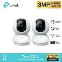 ราคา TP-Link Tapo C210 Home Security Wi-Fi Camera 2K กล้องวงจรปิดไร้สาย 2 PACK+No SD Card (12523334)
