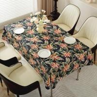 ราคา Happy Time ผ้าปูโต๊ะ PVC กันน้ำ กันน้ำมัน กันลื่น สไตล์นอร์ดิก 140*140cm. สีดอกกระเจียว (12528494)