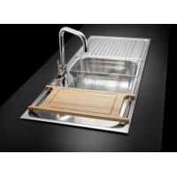ราคา MEX SINK ซิ้งค์ล้างจาน 1หลุมใหญ่ รุ่น SUMO3BL SET+ก๊อก (12518640)