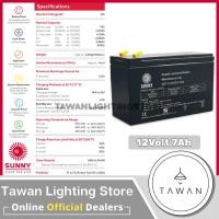 ราคา Sunny เเบตเตอรี่เเห้ง SLA12V 5Ah 7Ah 9Ah รุ่น SN12 Battery Sealed Lead Acid 12-7Ah (12518714)