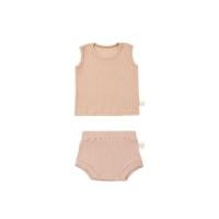 ราคา Little22 Set Minimal Tank Top เสื้อผ้าเด็ก ชุดเซท (เสื้อกล้ามกางเกง) Salmon,3T (12538867)